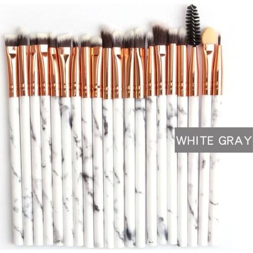 MAANGE Multifunctional 20pcs Marbling Makeup Brushes Set Eyeshadow Eyeliner Concealer Brush set Mini Make Up Brush Tool Kit