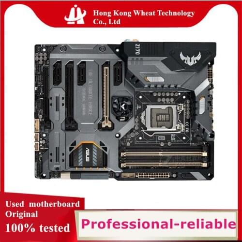 For ASUS SABERTOOTH Z170 MARK 1 Motherboard Socket LGA 1151 DDR4 M.2 nvme ssd For Intel Z170 Original Desktop Used Mainboard