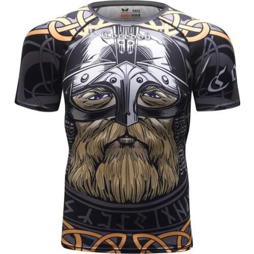 Brand new Viking Quick Dry Joggers sets Men Running Sets Compression Sports Suits Skinny Tights Clothes Gym Fitness Sportswear