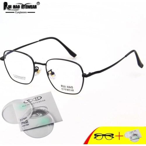 Customize Prescription Eyeglasses Retro Glasses Frame Fill Resin Lenses Myopia Progressive Spectacles Hyperopia 88022