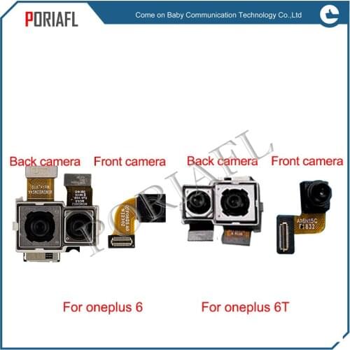 Original for Oneplus 6 Back Rear Camera with front small camera Module flex cable Replacementfor For Oneplus 6T Oneplus6