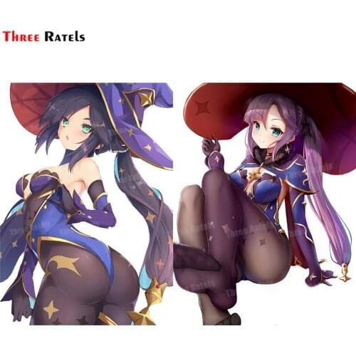 Three Ratels A249 Vinyll Materal Anime Game Genshin Impact Personalized Creative Scratch Stickers For Peugeot 307 Decals Decor