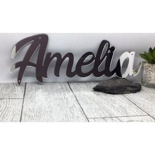 Personalized Laser Cut Acrylic Name Wall Decor, Name Sign Outdoor Hanging,photo prop wall sign,Housewarming Gift
