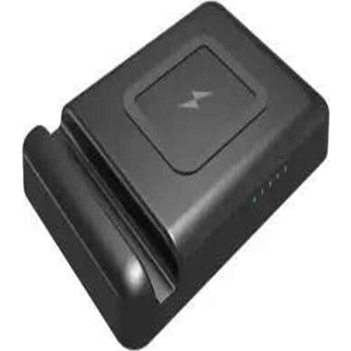 Plastic G900 3 in 1 4000 mah Dual USB Ports Power Bank Qi Wireless Charger with Stand Holder for Mobile Phone Tablet