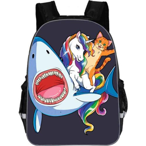 Unicorn Backpack Rainbow Dab Pony Horse cat For Teenagers Boys Girls Toddler Animal Kid School Book Bags Men Women Mochila Bolsa