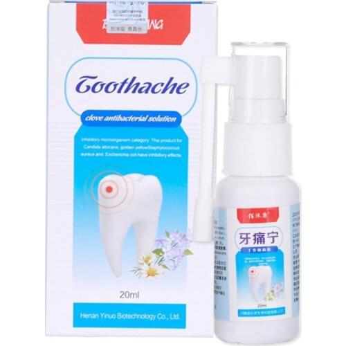 20ML Mint Oral Care Toothache Spray Remove Periodontitis Pains Worms Tooth Mouth Periodontitis Relief Teeth Decay Antibacte A5D7