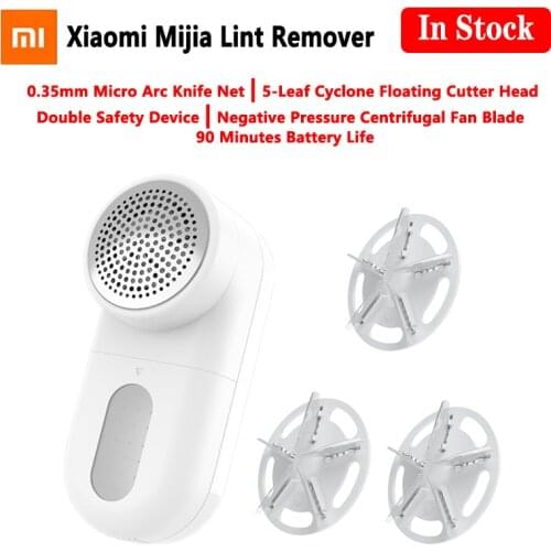 Xiaomi Mijia Lint Remover Hair Ball Trimmer Sweater Fuzz Pellet Trimmer Portable Chargeable 5 Leaf Cutter Head Motor Trimmer