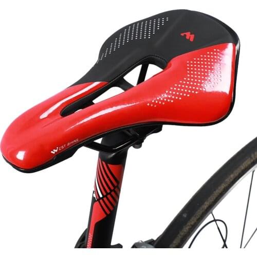 Cycling cushion mountain bike road bike hollow breathable comfortable saddle riding equipment