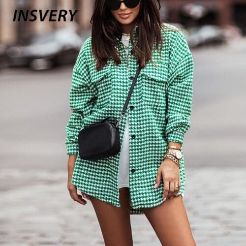 Plus Size Spring Autumn Women Shirt Long Sleeve Turn Down Collar Casual Loose Button Open Stitch Print Tops Ladies Shirts 2021