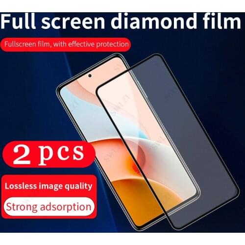2-1Pcs cover for Xiaomi Redmi Note 7 7S 8 8A 9 10X pro Max 9S 9T 9A 9C 9I Tempered Glass Film Protective Phone Screen Protector