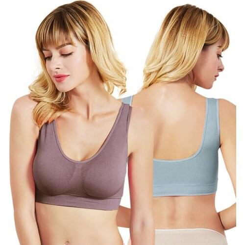 3 teile/satz sexy genie bh Mit Pads Nahtlose push up bh plus größe XXXL unterwäsche wireless-Bh schwarz/weiß/nude