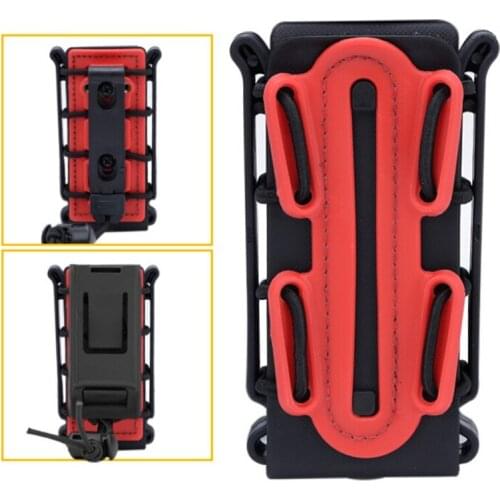 9mm Tactical Magazine Pouch Hunting Holster Carrier Bag With Belt Clip Pouch Holder Soft Shell