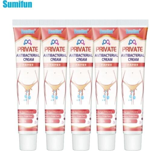 5pcs Antibacterial Cream Remove Odor Eczema Ointment Dermatitis Herbal Anti-itch Cream Private Pussy Underarm Armpit Intimate