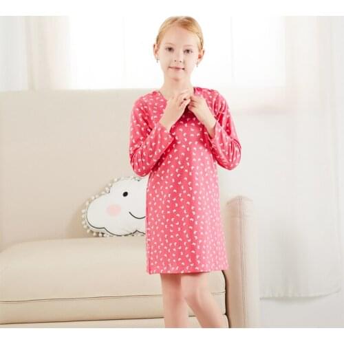 Brand Autumn Winter Girl Dress Cotton Long Sleeve Children Dresses Floral Kids Dresses for Girls Fashion Girls Clothing
