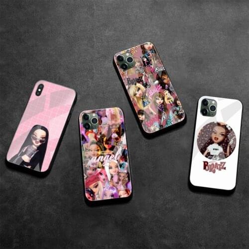 Lovely Doll Bratz Phone Case Tempered Glass For iPhone 12 pro max mini 11 Pro XR XS MAX 8 X 7 6S 6 Plus SE 2020 case