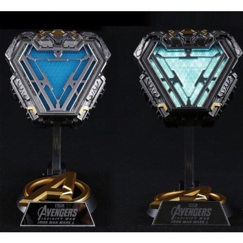 1:1 Scale MK50 Arc Reactor With Stand Collectible Action Figure Model Toys MARK 50 Ironman Reactor Gifts For Men Kids