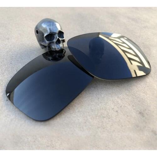 Firtox True Polarized Enhanced Replacement Lenses for-Oakley Big Taco OO9173 Sunglass (Lens Only)-Black