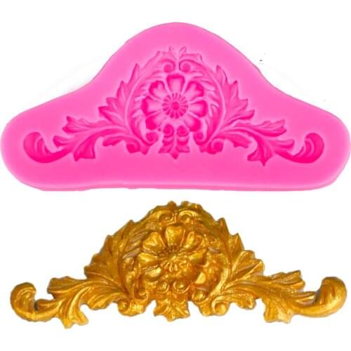 Lace Shape 3D fondant cake silicone mold for polymer clay molds kitchen chocolate pastry candy making decoration tools F1142