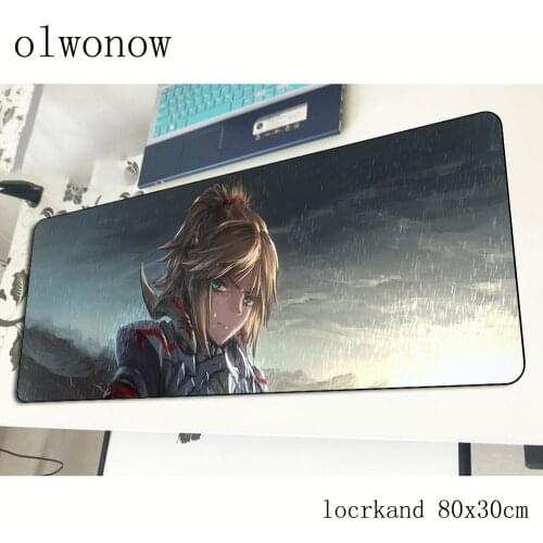 Fate Apocrypha mousepad 80x30cm gaming mouse pad big gamer mat High-end game computer desk padmouse keyboard large play mats