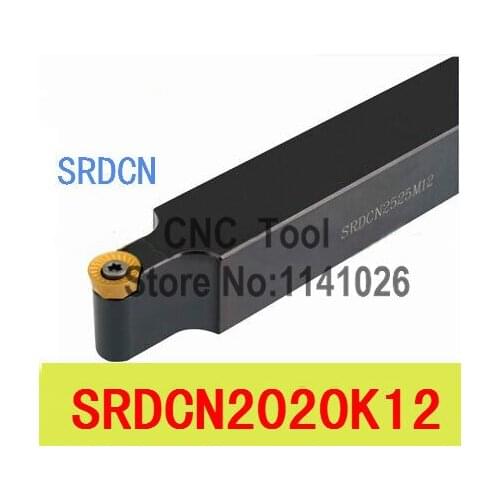 1PCS SRDCN2020K12 20*20mm Metal Lathe Cutting Tools Lathe Machine CNC Turning Tools External Turning Tool Holder S-Type SRDCN