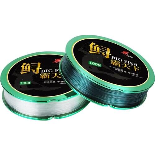 100m 4#-20# Nylon Line Fluorocarbon Herring Sturgeon Fishing Line Super Strong Pull Sinking Sea Angeln Line Pesca Accesorios Mar