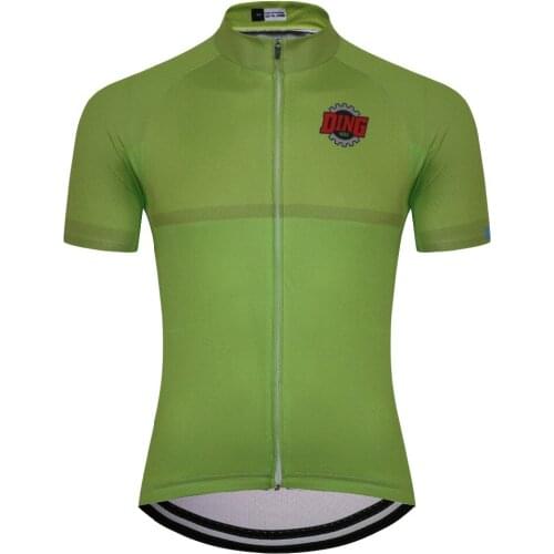 NEW Green mens Cycling Jersey summer short sleeve cycling clothing Breathable brand Customized ROPA CICLISMO