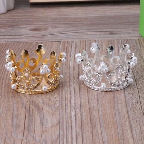 Newborn Girls Boys Photography Gold Crown Props Little Baby Photo foto shooting Crown Accessories Infant fotografia Prop