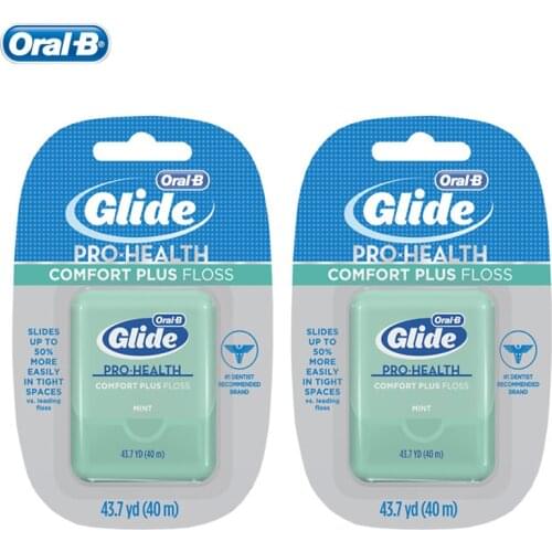 Oral B Gilde Pro-health Comfort Plus Floss Dental Floss Ultra Deep Clean Gum Care Mint Flosser 40M 2packs Dental care