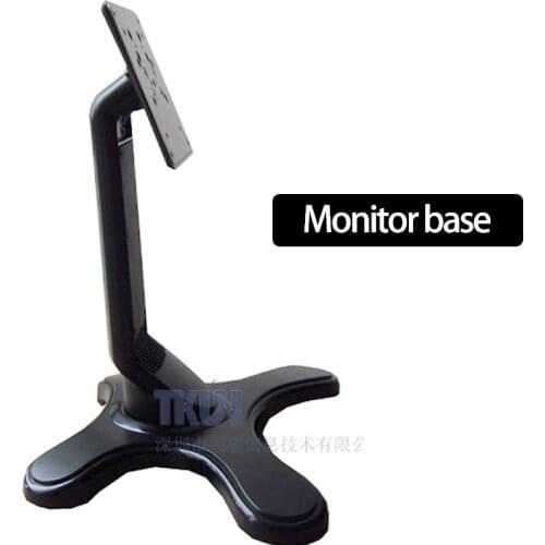 TKUN portable computer monitor rotating base, movable display stand, TV mobile stand rotating rack