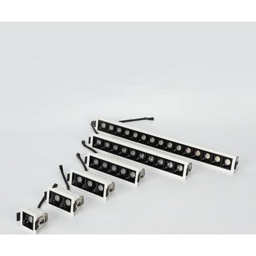 Dimmable LED Downlight Spot Light Indoor Recessed Lighting Linear bar Laser Blade Ceiling Line Lamp 2W/4W/6W/10W/20W/30W CREE