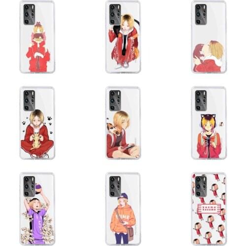 Kozume Haikyuu Phone Case Transparent For Huawei Mate P honor 10 9 8 7 plus lite play 3 4 2s RS a T pro Soft TPU Mobile bags