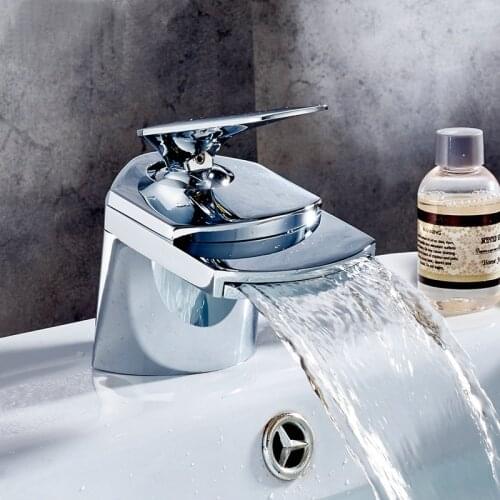 New Bath Basin Faucet Brass Chrome Faucet Brush Nickel Sink Mixer Tap Vanity Hot Cold Water Bathroom Faucets ORB Basin Mixer Tap
