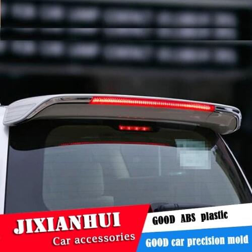 For Land Cruiser LC200 Spoiler 2010-2018 Toyota Land Cruiser FJ150 Spoiler ABS plastic Material Car Rear Wing Color Rear Spoiler