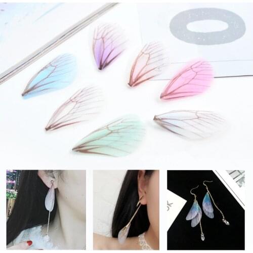 10pcs Organza Ethereal Butterfly Dragonfly Animal Wing For DIY Craft Patchwork Sewing Supplies Jewelry Making Garment Accessory