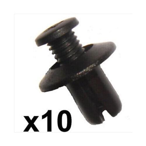 10x For Plastic Trim Retaining Clips / Fasteners- 8mm hole