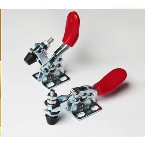 27Kg Short Bar Flanged Base Horizontal Toggle Clamps (4 Pieces) SODIAL