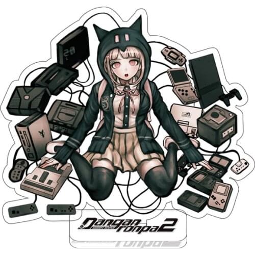 Danganronpa V3 Saihara Shuichi Ouma Kokichi HM Acrylic Stand Figure Model Plate Holder Cake Topper Anime Japanese Keyring