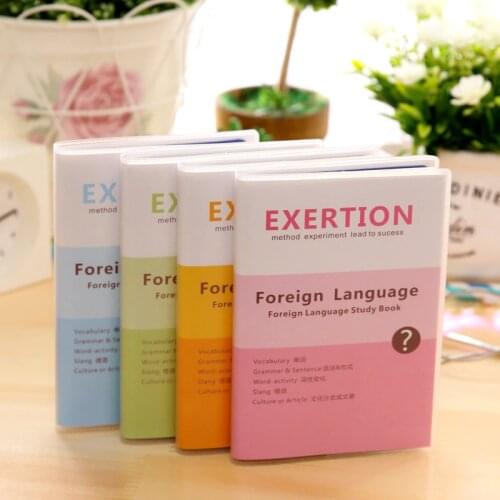 Small 64 Sheets Candy Color Crown Pattern Page Vocabulary Word n04 Hand n46 With PVC Notepad Shell Notebook