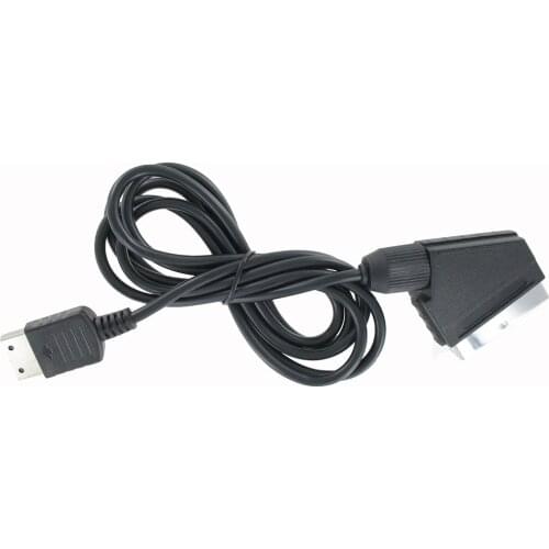 H 1.8M / 6FT Scart RGB AV Cable Audio Cable Video Connector for Dreamcast