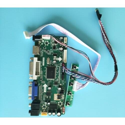 Kit For B140RTN03.2 LVDS 40pin DVI Audio VGA HDMI 14" LCD LED Panel Screen Controller board 1600X900 DIY 2019 Driver
