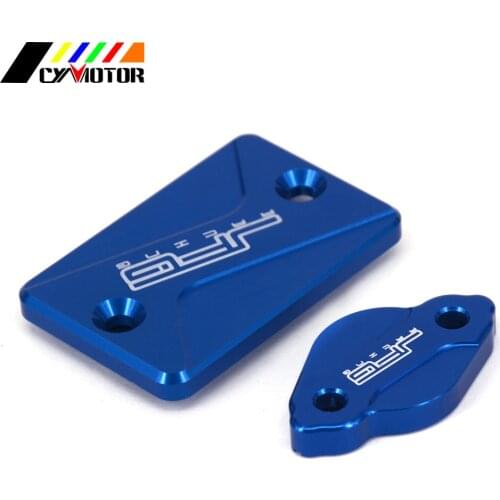 CNC Motorcycle Front Rear Brake Fluid Reservoir Cap Cover For YAMAHA WR250R WR250X Tricker XG250 Serow250 XT250X