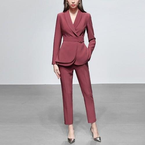 LINLING Women's Office Trouser Suits