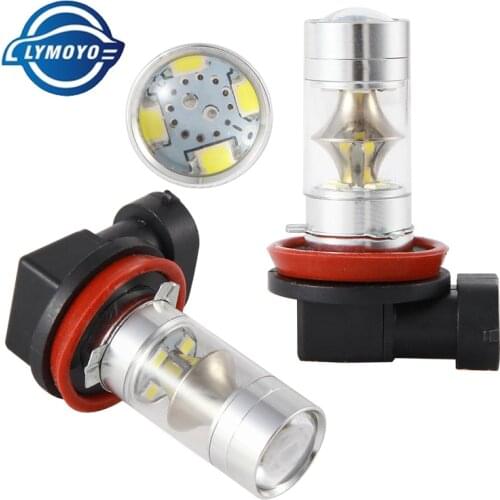 LYMOYO car h8 led h11 9005 hb3 9006 hb4 py20d h10 60w Light 2835 12SMD drl day runing light fog lamp Headlight 12v 4300k 6500k