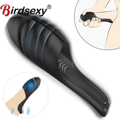 Male Masturbator Cup Glans Massage For Men Penis Delay Lasting Trainer Penis Stimulate 9 Speeds Erotic Sex Toy for Male Sex Shop