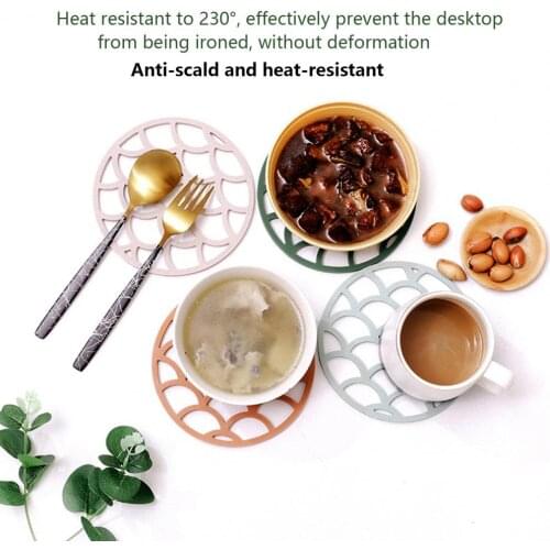 Non-Slip Round Round Silicone Placemat for Restaurant Dining Pad Non-Slip Round Round Silicone Placemat for Restaurant