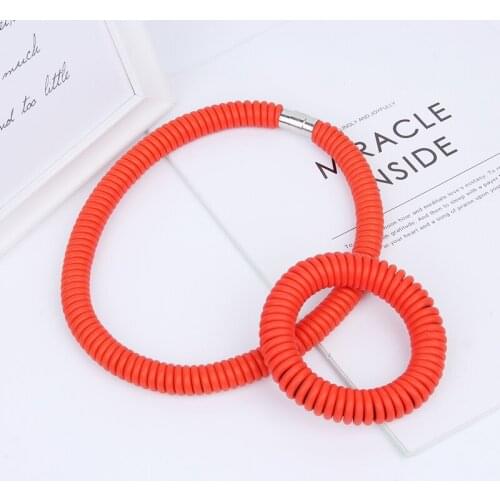 Multicolor Rubber Choker Necklaces For Women Punk Style Short Necklace Handmade Jewelry Punk Accessories Designer Jewellery Gift