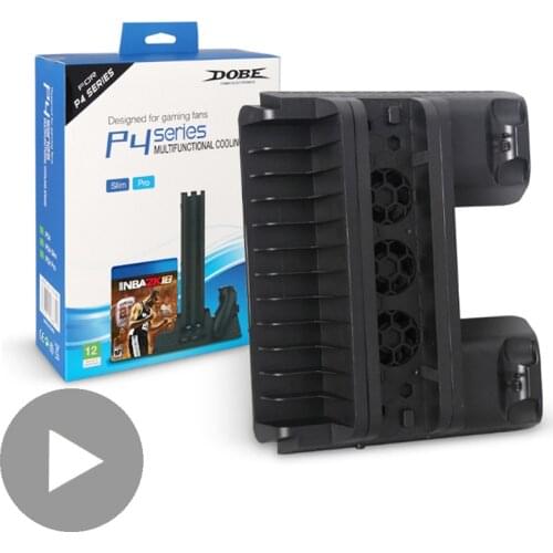 Support Fan Stand For Sony PS4 Slim Pro Game Console Playstation Play Station PS 4 Controller Accessories Cooler Gamepad On Base