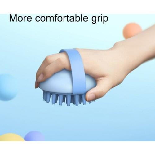 Pet Brush Silicone Brush Grooming Brush Massage Bath Brush Pet Scrubber Comb Bathing Tool Pet Shampoo Brush