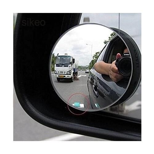 Sikeo 2016 Newest 2 Pcs/Lot 360 Degree Car Wide Angle Round Convex Blind Spot mirror Universal Car Rearview Mirrors