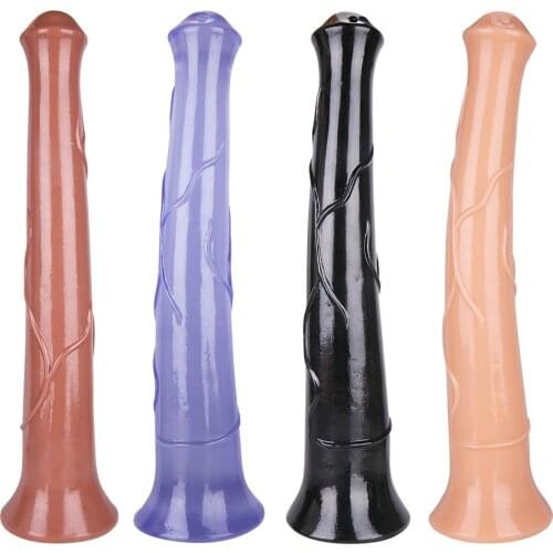 Super Long Horse dildos Suction Cup Big Dildo, 4 Colors Big Dildo Sex Toys For Woman Conslador Huge Penis Animal Dick Realistic